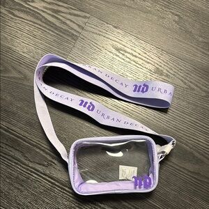 Urban Decay Clear Crossbody Bag - Purple